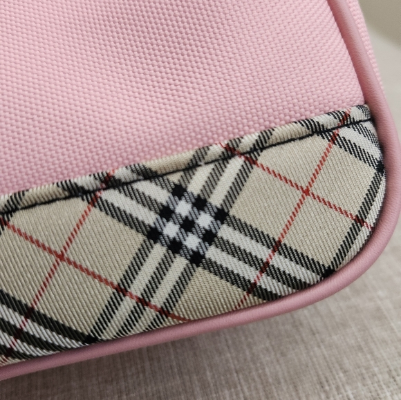 ⚡️Like NEW!!⚡️Burberry Nova Check Trimmed Cosmetic Pouch/clutch! - Picture 12 of 13